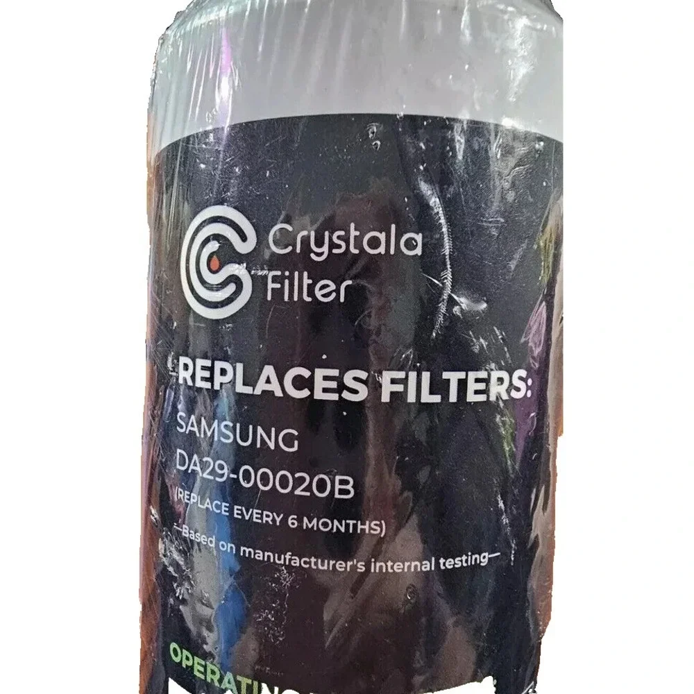 Crystala Filter DA29-00020B Refrigerator Water‎ Filter CF7 Samsung Replacement